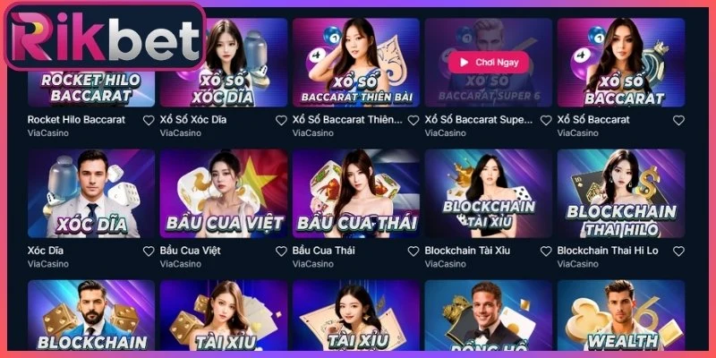 Các trò chơi Live casino Rikbet cực kỳ hấp dẫn