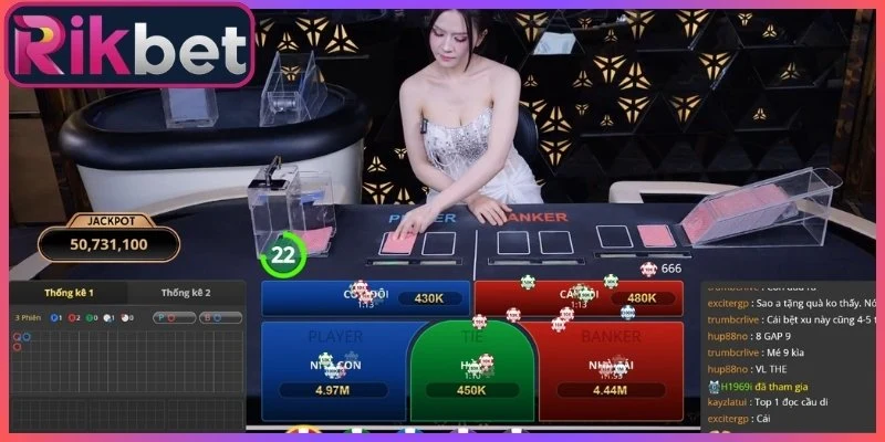 Hướng dẫn quy trình chơi Baccarat Rikbet online chuẩn