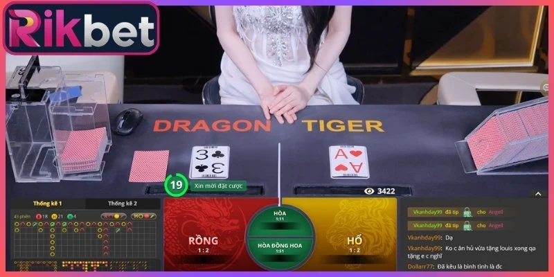 Luật chơi Rồng Hổ Rikbet online cơ bản nhất